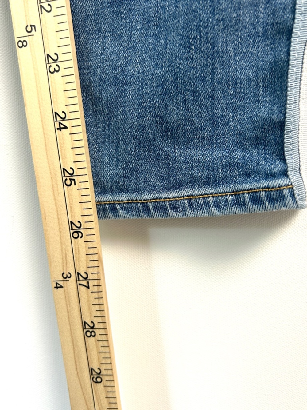 Veronica Beard Debbie Jeans Beacon Stripe Button Fly Women's 31 Size 12 Blue - Picture 12 of 15